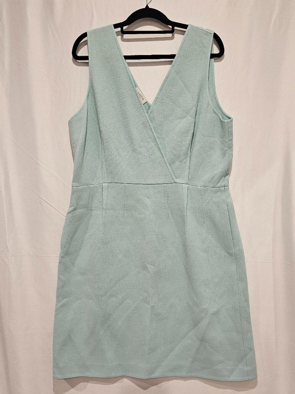 Lafayette 148 New York 100% Wool Sleeveless Dress Women's Size 16 Mint Green